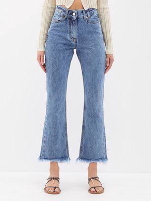 Jacquemus - Nîmes High-rise Straight-leg Jeans - Womens - Light Denim