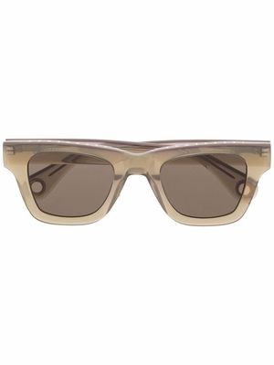 Jacquemus Nocio D-frame sunglasses - Green