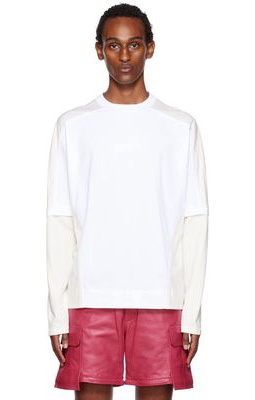 Jacquemus Off-White Le Papier 'Le T-Shirt Crema' Long Sleeve T-Shirt