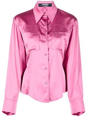 Jacquemus open-back shirt - Pink