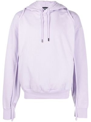 Jacquemus organic cotton hoodie - Purple
