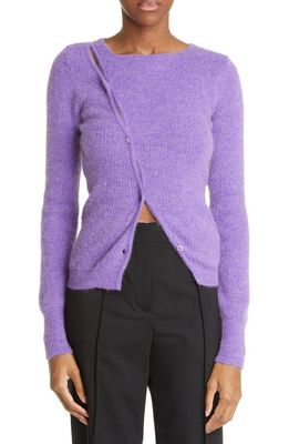 Jacquemus Pau Stripe Sweater in Purple