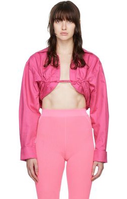 Jacquemus Pink Le Papier 'La Chemise Machou' Shirt