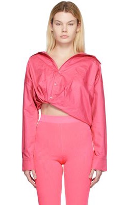 Jacquemus Pink Le Papier 'La Chemise Mejean' Shirt