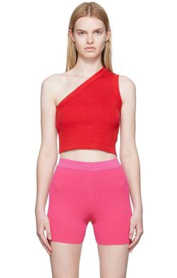 Jacquemus Red 'La Maille Ascu' Tank Top