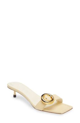Jacquemus Regalo Basses Slide Sandal in Ivory