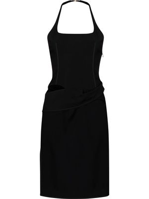 Jacquemus Robe Hielo asymmetric dress - Black