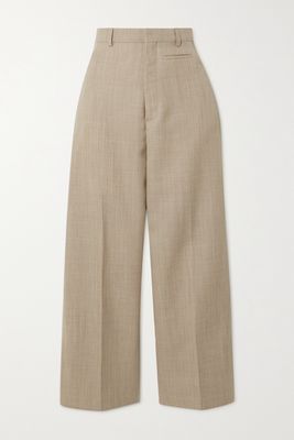 Jacquemus - Santon Cropped Wool Straight-leg Pants - Neutrals