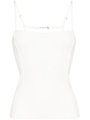 Jacquemus Sierra ribbed-knit top - White