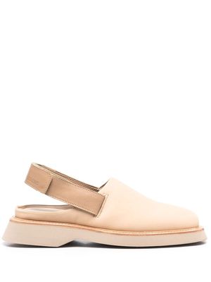 Jacquemus slingback strap slippers - Neutrals