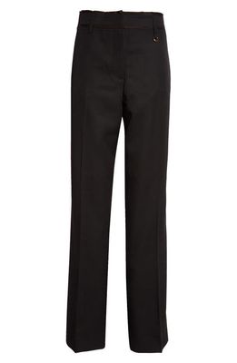 Jacquemus Soft Tailored Virgin Wool Pants in Black