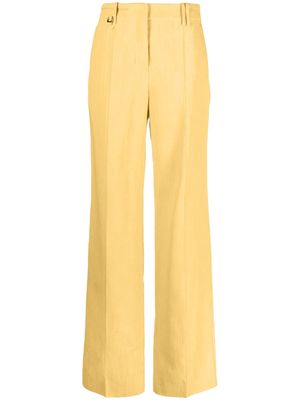 Jacquemus stitched pleated trousers - Yellow
