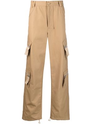Jacquemus straight-leg cargo trousers - Neutrals