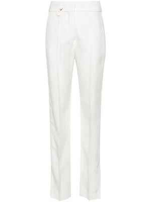Jacquemus straight tailored trousers - White