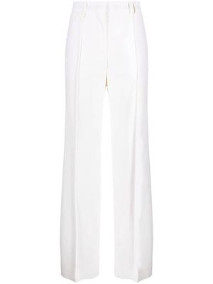 Jacquemus tailored pressed-crease trousers - White