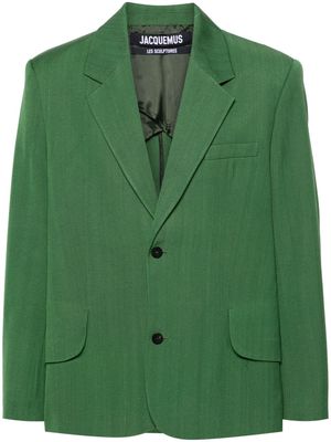 Jacquemus Titolo single-breasted blazer - Green