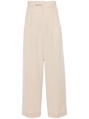 Jacquemus Titolo tapered trousers - Neutrals