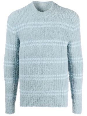 Jacquemus tonal striped jumper - Blue