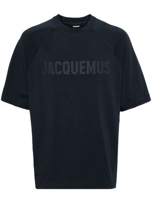 Jacquemus Typo logo-print T-shirt - Blue