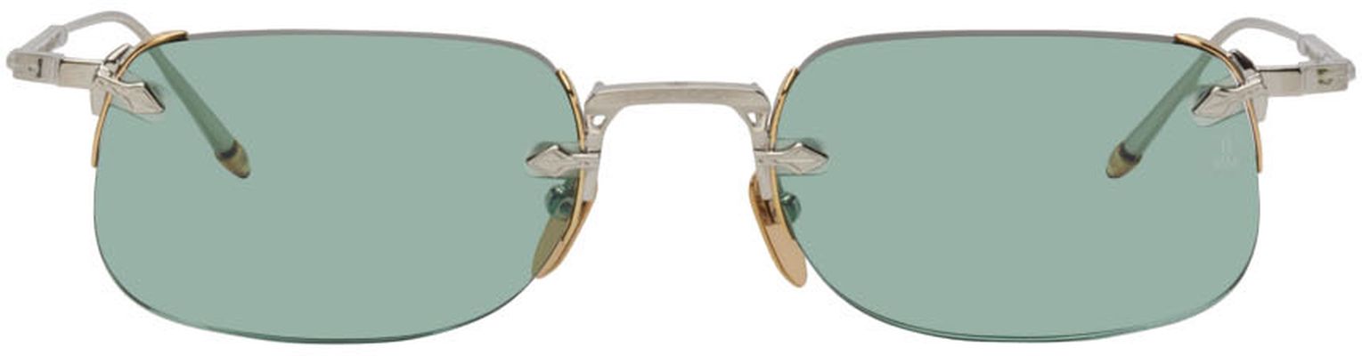 JACQUES MARIE MAGE Silver Circa Limited Edition Fonda Sunglasses