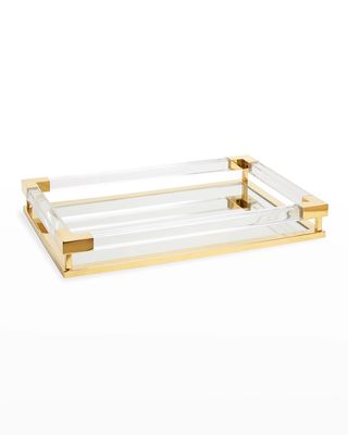 Jacques Small Decorative Tray, Brass