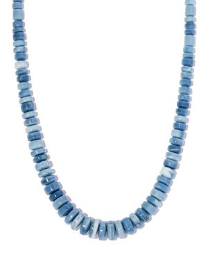 Jacquie Aiche 14kt rose gold Graduated blue opal bead necklace