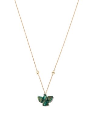 Jacquie Aiche 14kt yellow gold Baby Chrysocolla jade necklace