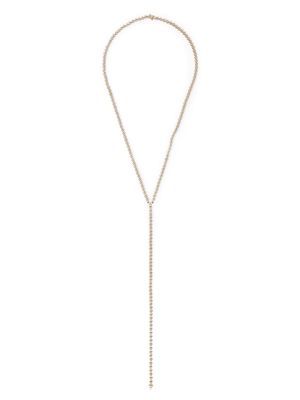 Jacquie Aiche 18kt yellow gold Lizette Y diamond necklace