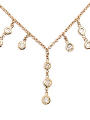 Jacquie Aiche 18kt yellow gold Shaker diamond necklace