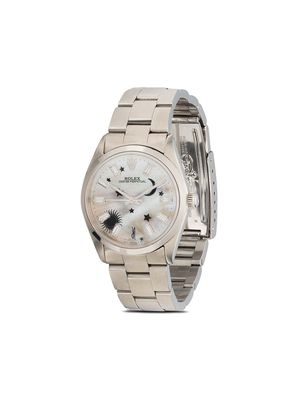 Jacquie Aiche customised Rolex Oyster Perpetual watch - Silver