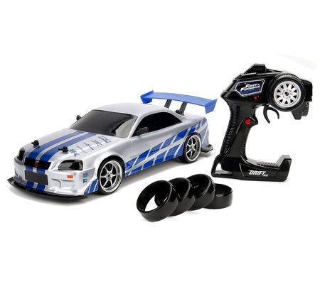 Jada Toys Fast & Furious 1:10 RC 2002 Nissan Sk yline GT-R