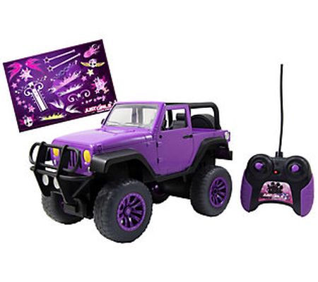 Jada Toys - GirlMazing Remote Control Jeep, Pur ple