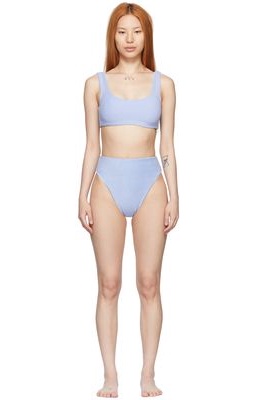 Jade Swim Blue Rounded Edges & Incline Bikini