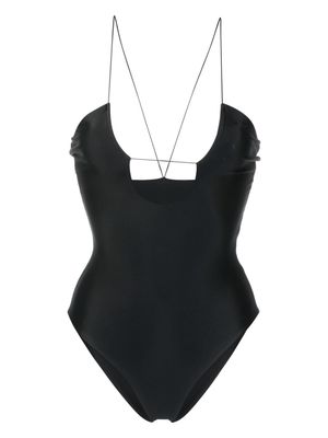 JADE Swim cut-out round-neck swimsuit - Black