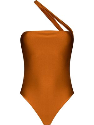 JADE Swim Halo one-shoulder swimsuit - Orange