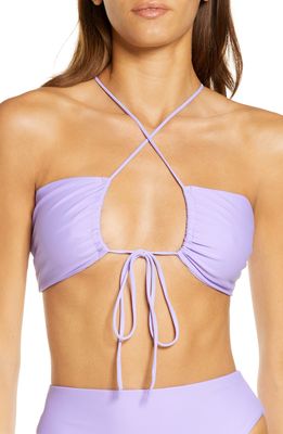 JADE Swim Livi Bikini Top in Lavender