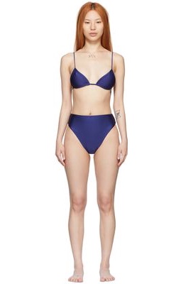 Jade Swim Navy Via & Incline Bikini