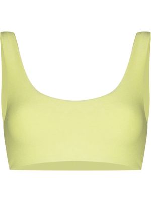 JADE Swim scoop neck bikini top - Green