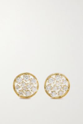 Jade Trau - Margot 18-karat Gold Diamond Earrings - one size
