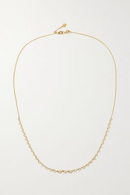 Jade Trau - Small Maverick Riviera 18-karat Gold Diamond Necklace - one size