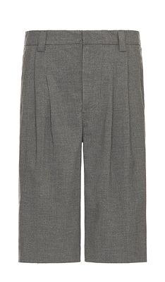 Jaded London Goliath Tailored Shorts in Grey