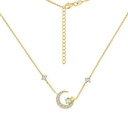 J'admire 14K Gold Plated Birth Month Planet Nec klace