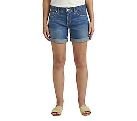 JAG Alex Mid Rise Boyfriend Short - Brilliant B lue