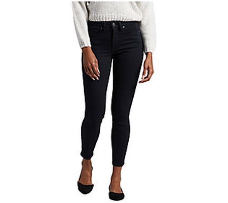 JAG Forever Stretch Fit High Rise Skinny Jeans- Black