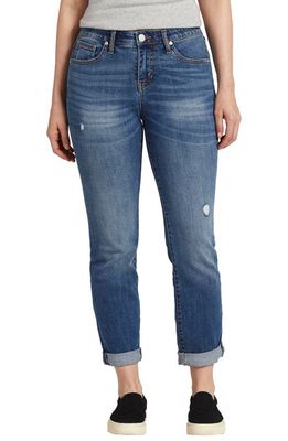 Jag Jeans Carter Mid Rise Girlfriend Jeans in Everton Blue
