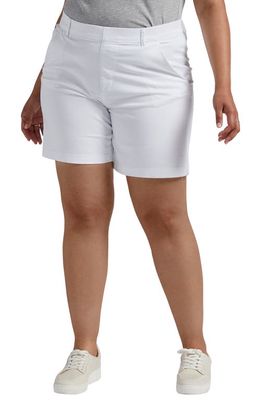 Jag Jeans Maddie Mid Rise Shorts in White