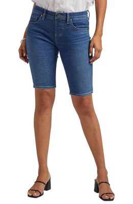 Jag Jeans Maya Bermuda Denim Pull-On Denim Shorts in Vista Blue