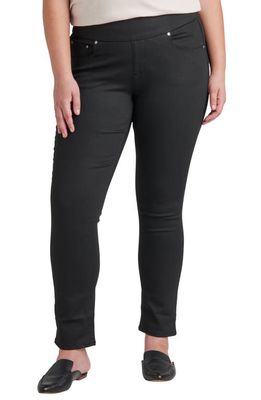 Jag Jeans Nora Pull-On Mid Rise Skinny Jeans in Forever Black