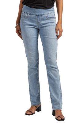 Jag Jeans Peri Pull-On Stretch Straight Leg Jeans in Yacht Blue