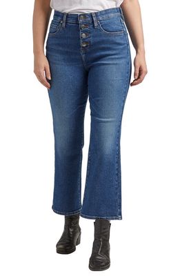 Jag Jeans Phoebe High Waist Crop Bootcut Jeans in Fountain Blue